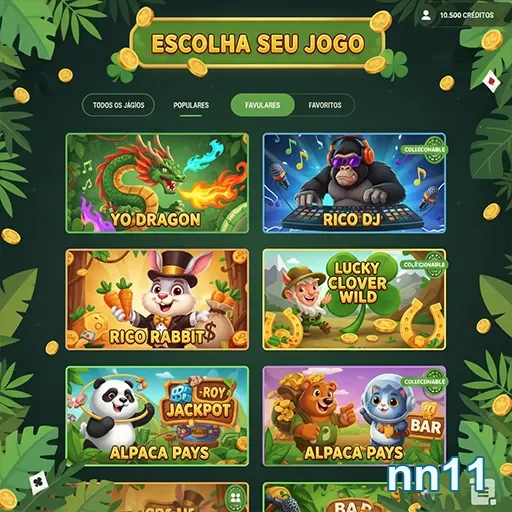 Ilustração de Explore os jogos online da nn11 com dealers ao vivo
